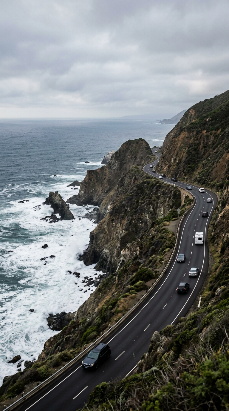 Pacific Coast road trip region