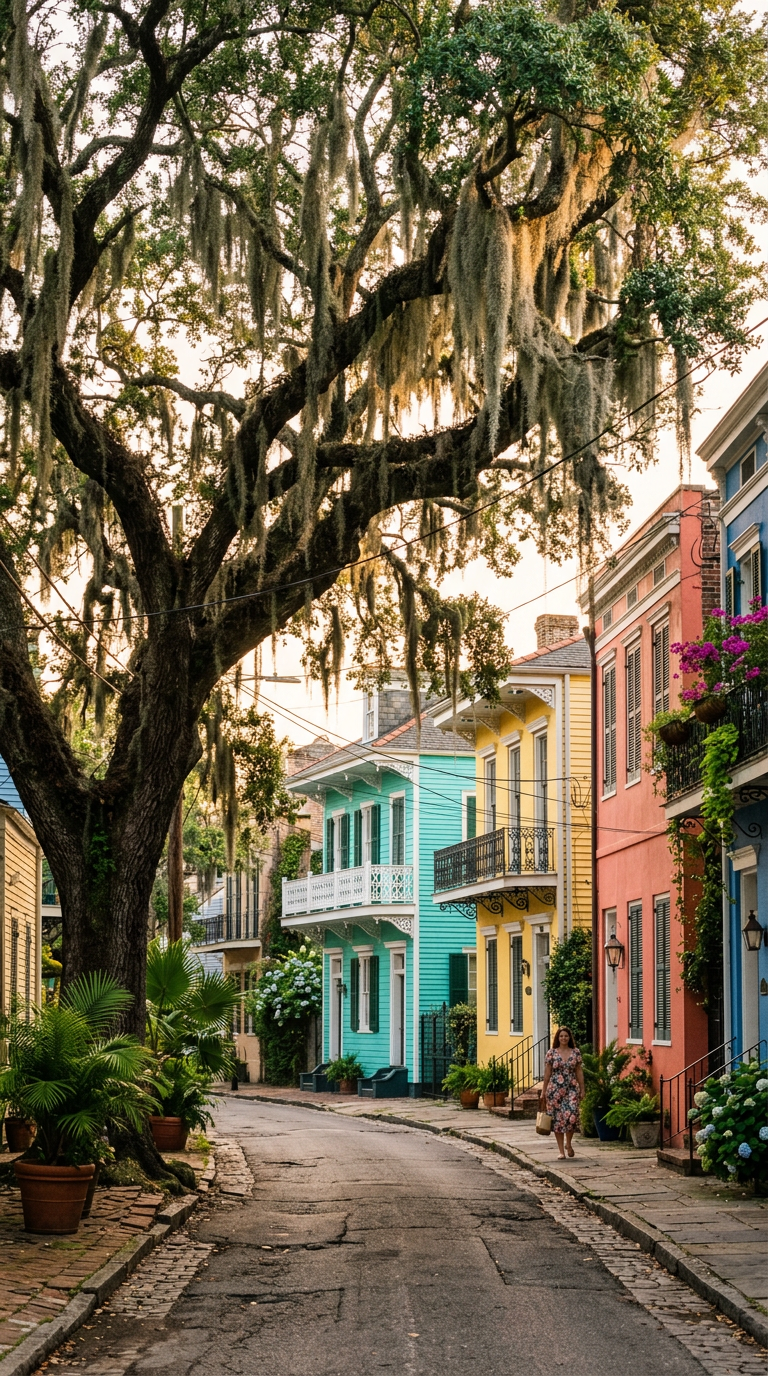 Deep South road trip region